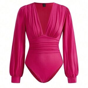 New Pink Bodysuit Top